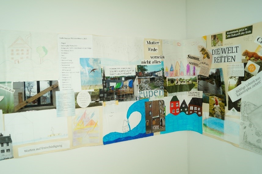 Collage aus nachhaltigen Materialien Collage aus nachhaltigen Materialien